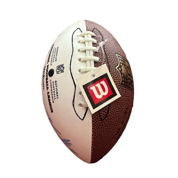 Brandon Marshall Autographed Signed Football WILSON AUTO Denver Broncos Bears - Picture 4 of 6